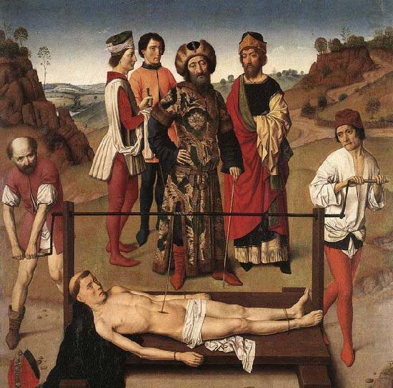 Martyrdom of St Erasmus, Dieric Bouts